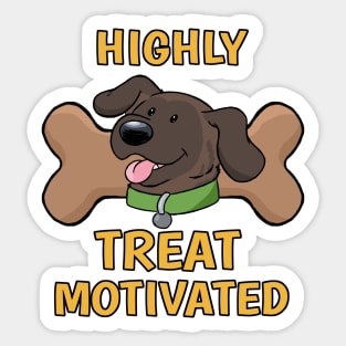 Highly Treat Motivated Sticker